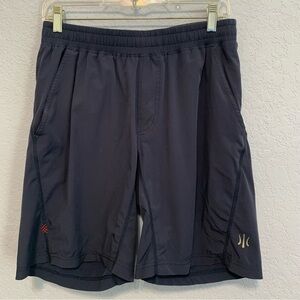 Rhone Men’s Navy Performance Athletic Pockets Drawstring 9” Running Shorts